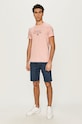 Tommy Hilfiger - T-shirt MW0MW17663.4891 różowy AW21