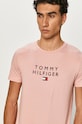 Tommy Hilfiger - T-shirt różowy MW0MW17663.4891