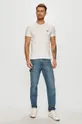 Tommy Jeans - T-shirt DM0DM10099.4891 biały