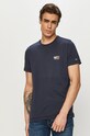 Tommy Jeans - Majica bez uzorka mornarsko plava DM0DM10099.4891
