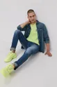 Tommy Jeans - Tričko žlutě zelená