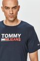 námořnická modř Tommy Jeans - Tričko Pánský