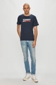 Tommy Jeans - T-shirt DM0DM10214.4891 granatowy