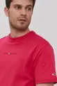 różowy Tommy Jeans T-shirt DM0DM10702.4891
