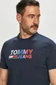tmavomodrá Tommy Jeans - Tričko