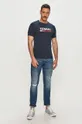 Tommy Jeans - T-shirt DM0DM10626.4891 granatowy