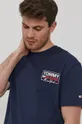 granatowy Tommy Jeans - T-shirt DM0DM10216.4891