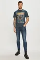 Tommy Jeans - T-shirt DM0DM10242.4891 granatowy