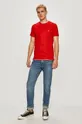 Tommy Jeans - T-shirt DM0DM10284.4891 czerwony