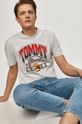 светлосив Tommy Jeans - Тениска Чоловічий