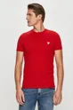 czerwony Guess - T-shirt Męski