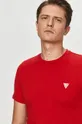 czerwony Guess - T-shirt