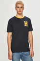 granatowy Tommy Hilfiger - T-shirt Męski