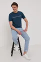 niebieski Tommy Hilfiger T-shirt Męski
