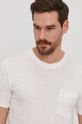 alb Selected Homme tricou