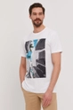 biały Selected Homme T-shirt Męski