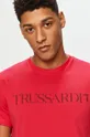 Trussardi Jeans - T-shirt różowy