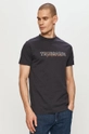 granatowy Trussardi Jeans - T-shirt