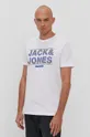 biela Tričko Jack & Jones