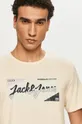 beżowy Jack & Jones - T-shirt