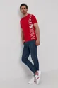 Emporio Armani - T-shirt 211831.1P469 czerwony