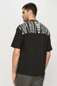 czarny Emporio Armani - T-shirt 211839.1P476