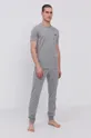 Піжамна футболка Emporio Armani сірий