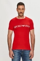 czerwony Emporio Armani - T-shirt 111035.1P516