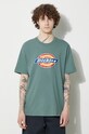 Dickies t-shirt cotton green DK0A4XC9BLK