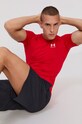 Under Armour t-shirt treningowy z elastanem czerwony 1361518