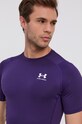 Under Armour t-shirt treningowy fioletowy 1361518