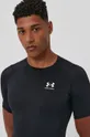 czarny Under Armour t-shirt treningowy Męski