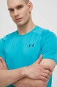 Under Armour t-shirt treningowy turkusowy 1361683
