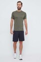 Under Armour t-shirt treningowy 1361683 zielony SS24