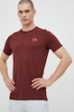 Under Armour t-shirt treningowy 1361683 bordowy SS24