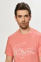 różowy Lacoste - T-shirt TH0051