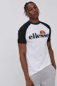 biały Ellesse T-shirt bawełniany