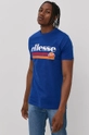 niebieski Ellesse T-shirt bawełniany