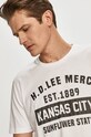 Lee - T-shirt biały L60TFE12