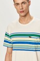 Lee - T-shirt beżowy L63OLINQ