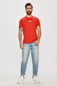 Wrangler - T-shirt czerwony