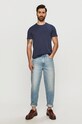 Wrangler - Tričko námořnická modř W7BADH114