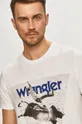 biały Wrangler - T-shirt