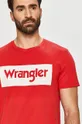 czerwony Wrangler - T-shirt