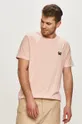 różowy Wrangler T-shirt Męski