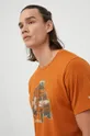oranžová Športové tričko Columbia Pánsky