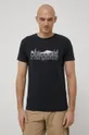 črna Športna kratka majica Columbia Sun Trek Moški
