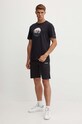 Columbia t-shirt bawełniany Path Lake 1934814 czarny SS24