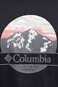 Columbia t-shirt bawełniany Path Lake 1934814 czarny
