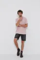 AllSaints T-shirt różowy